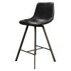Tabouret de plan de travail ZIGGY coloris noir - 4MURS