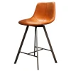 Tabouret de plan de travail ZIGGY coloris cognac - 4MURS