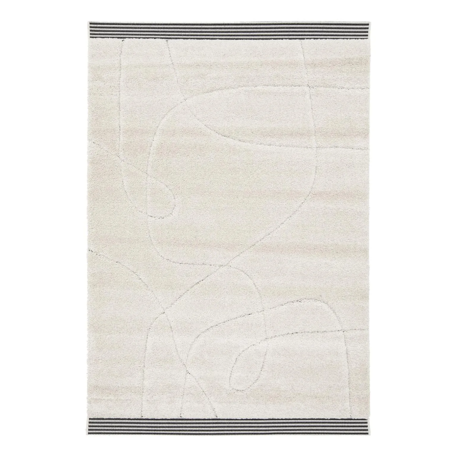 Tapis ARA coloris blanc cassé/noir 200 x 290 cm - 4MURS