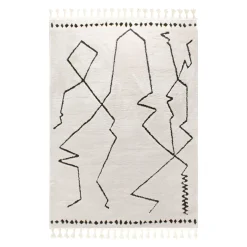 Tapis EKO coloris ivoire 120 x 170 cm - 4MURS