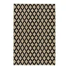 Tapis extérieur GRACE coloris naturel et noir 160 x 230 cm - 4MURS