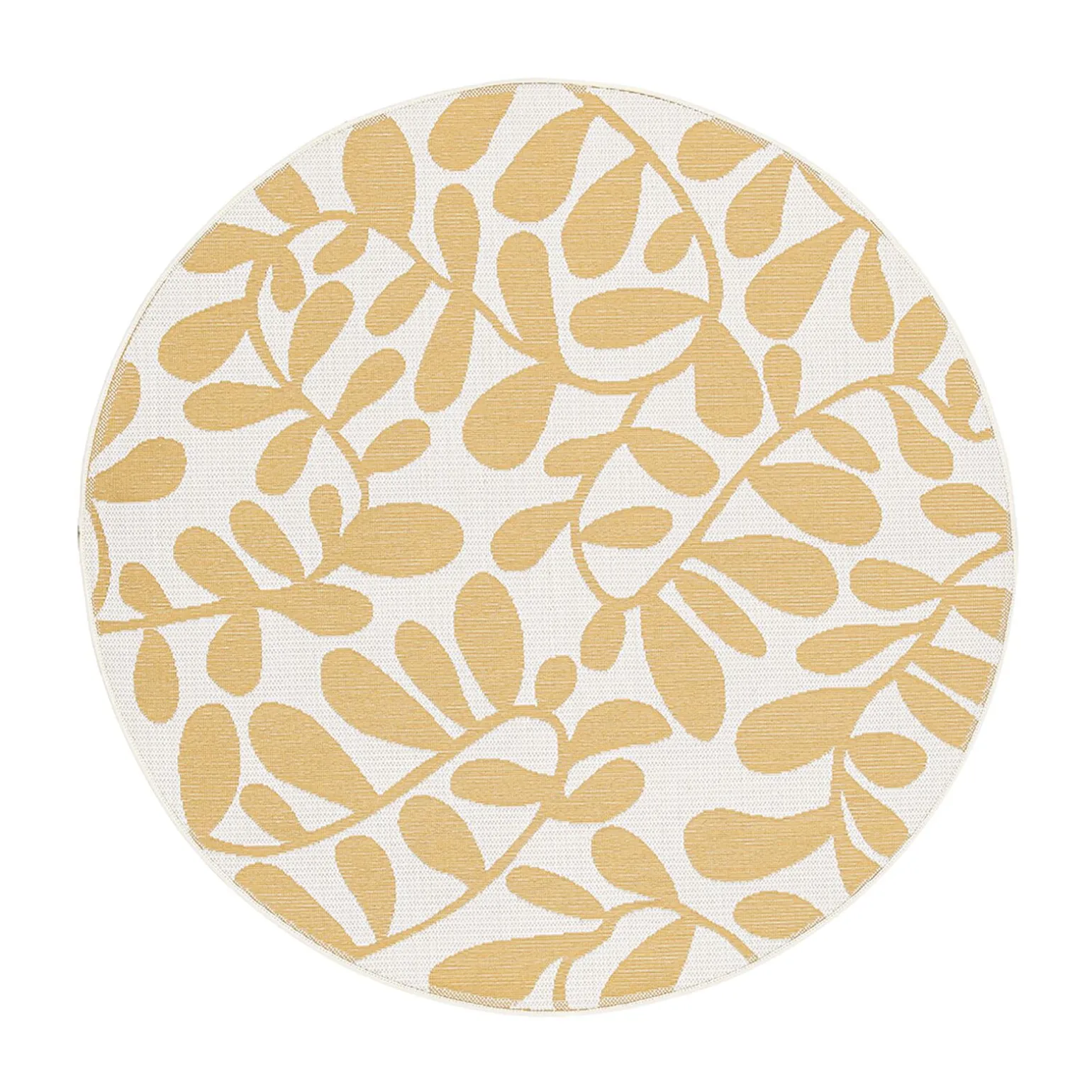 Tapis extérieur LAGOON coloris jaune/beige - 4MURS
