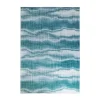 Tapis extérieur SILA coloris bleu turquoise 120 x 160 cm - 4MURS