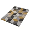 Tapis EZIO coloris jaune 100 x 150 cm - 4MURS
