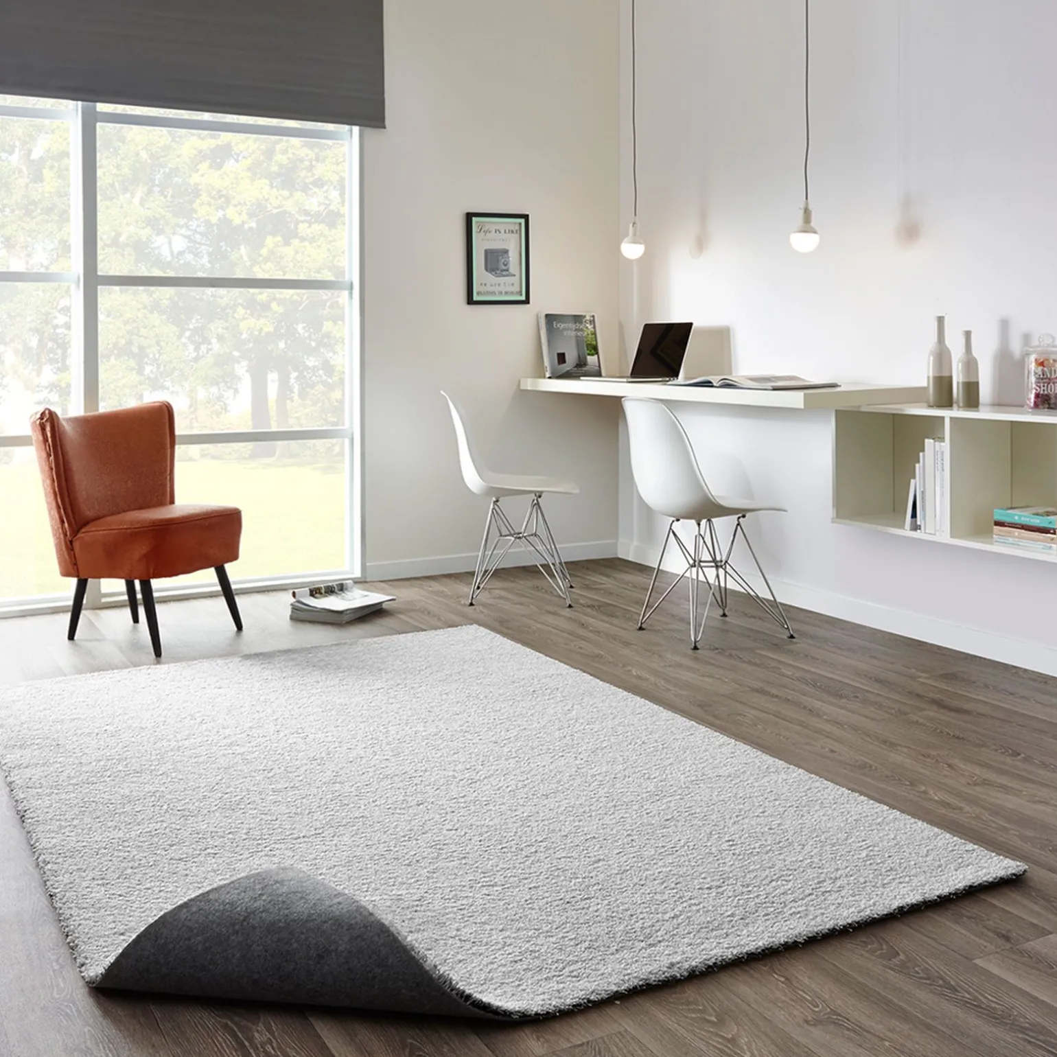 Tapis FEEL coloris gris perle 140 x 200 cm - 4MURS