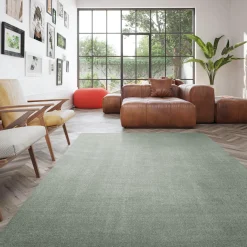 Tapis FEEL coloris vert de gris 200 x 290 cm - 4MURS