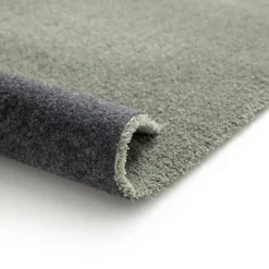 Tapis FEEL coloris vert de gris 80 x 150 cm - 4MURS