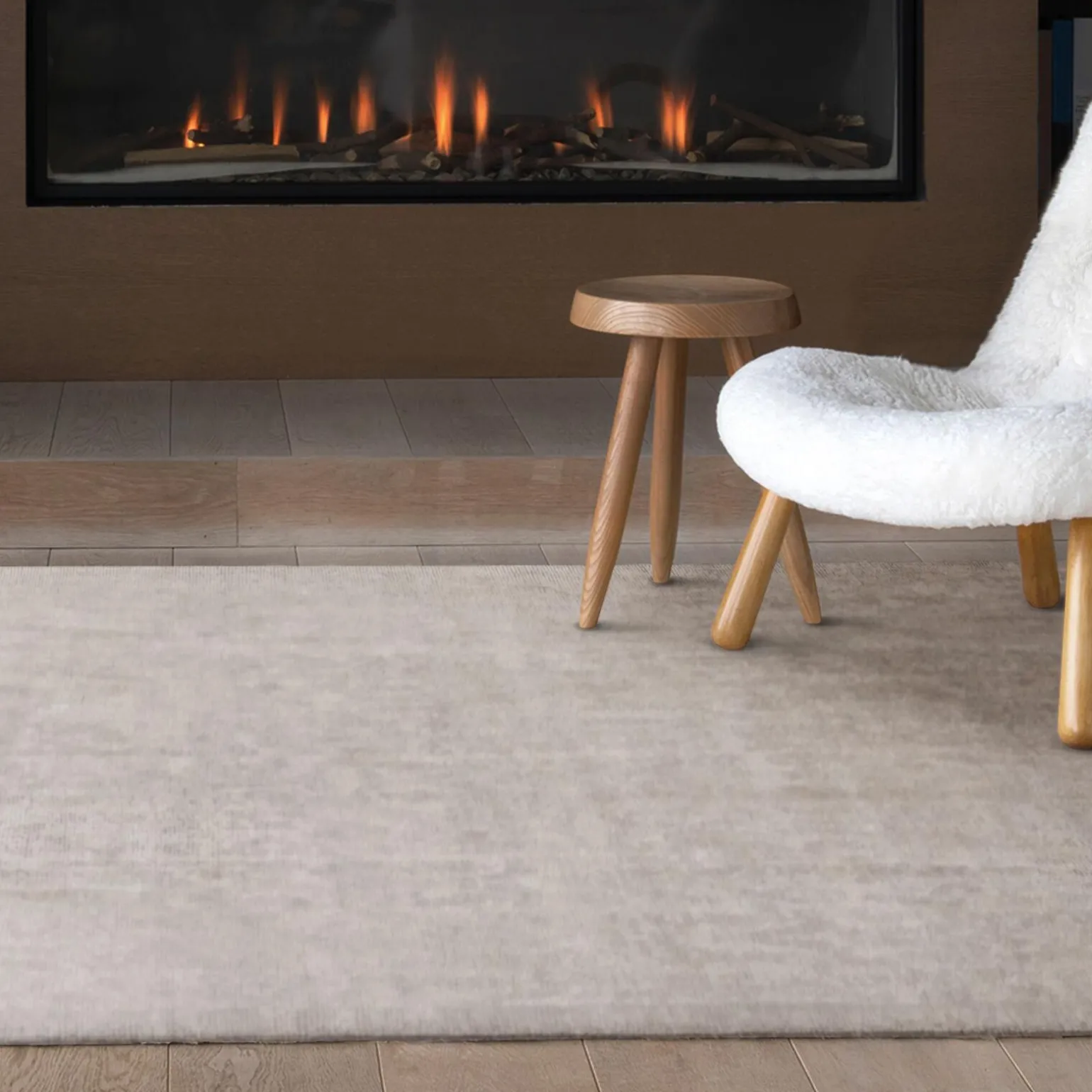 Tapis LEWIS coloris cream 120 x 170 cm - 4MURS