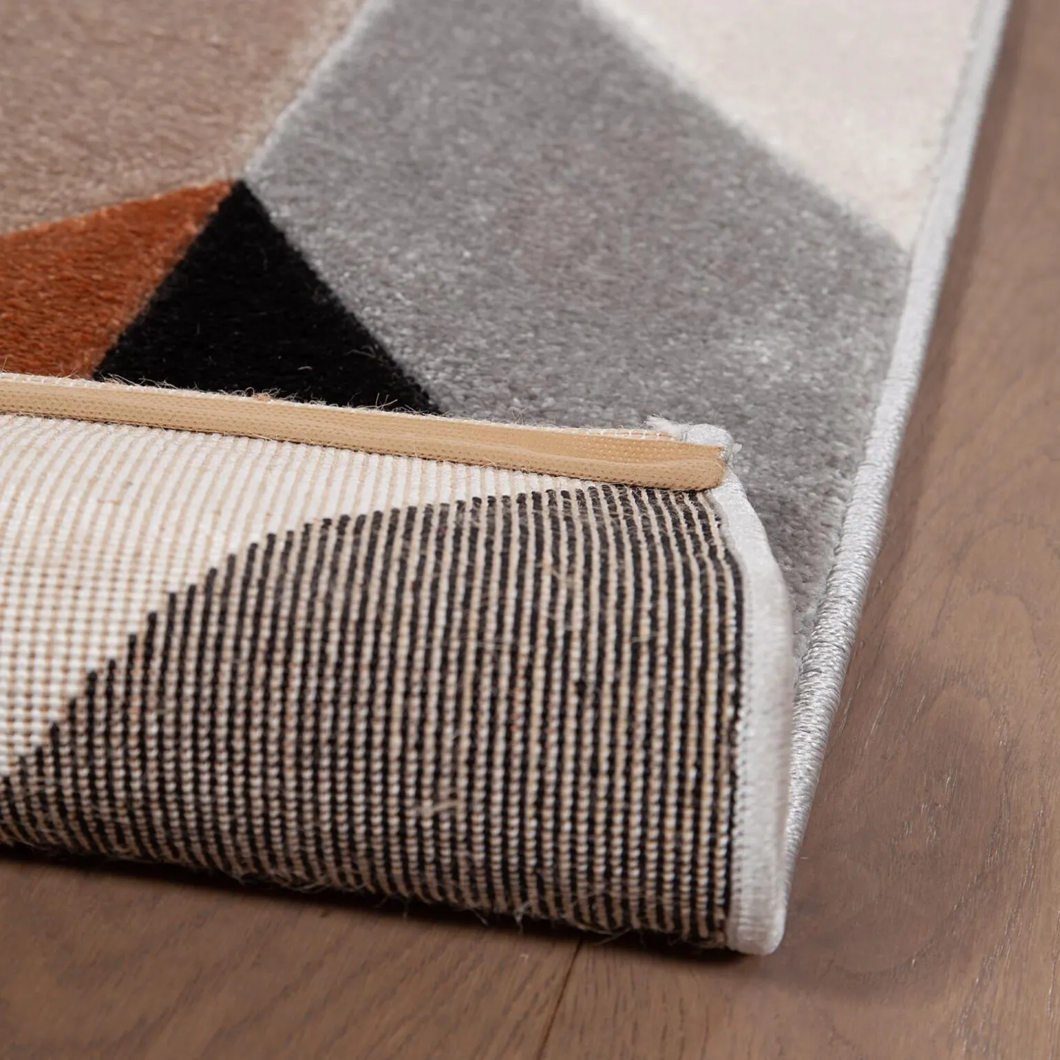 Tapis LORENZO coloris brun 120 x 170 cm - 4MURS