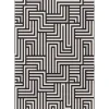 Tapis ONIX coloris noir 120 x 170 cm - 4MURS
