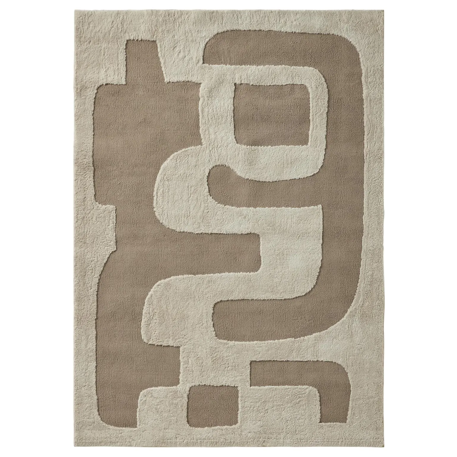 Tapis ORAN coloris ivoire sable 160 x 230 cm - 4MURS