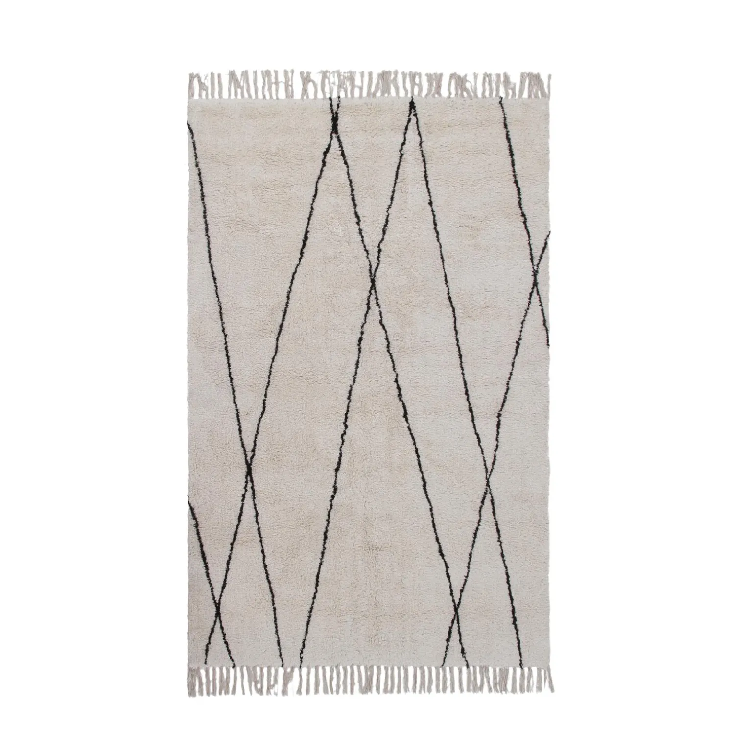 Tapis OSCAR coloris blanc 160 x 230 cm - 4MURS