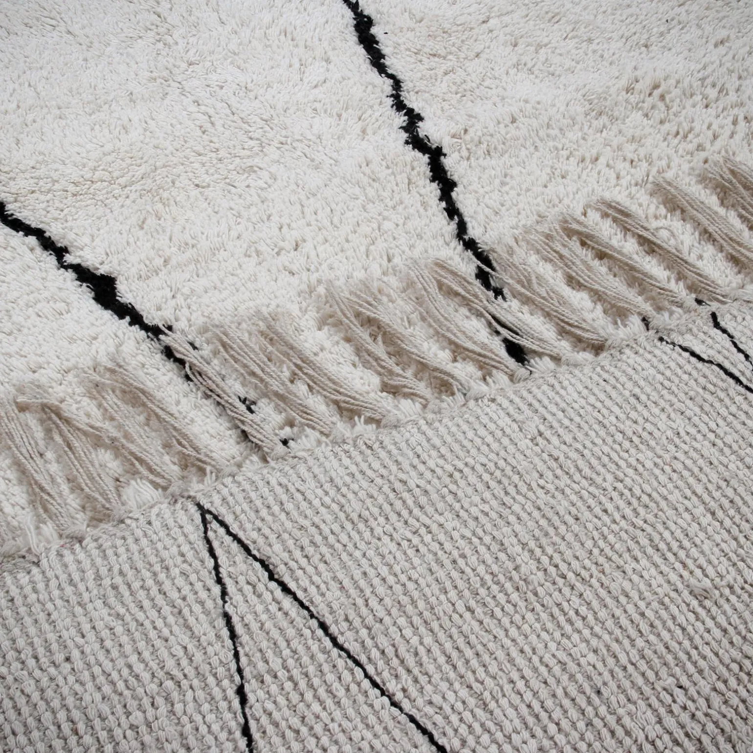 Tapis OSCAR coloris blanc 160 x 230 cm - 4MURS