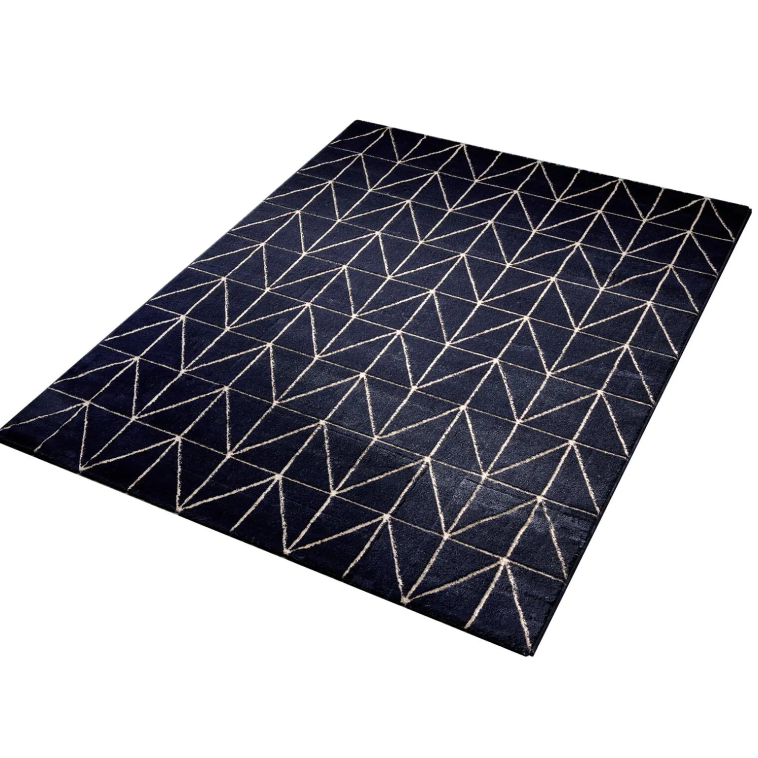 Tapis WYATT coloris bleu 150 x 200 cm - 4MURS