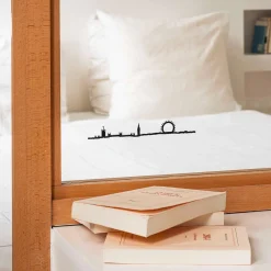 The Line Déco murale métal THELINE LONDON MINI coloris noir - 4MURS