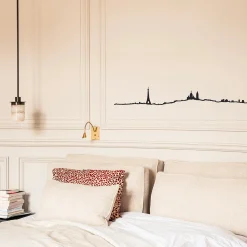 The Line Déco murale métal THELINE PARIS XL coloris noir - 4MURS