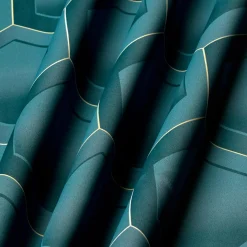 Tissu CLINT coloris bleu - 4MURS