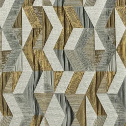 Tissu CLOÉ coloris jaune ocre - 4MURS