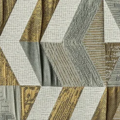Tissu CLOÉ coloris jaune ocre - 4MURS