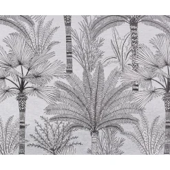 Tissu PALMERA coloris noir - 4MURS