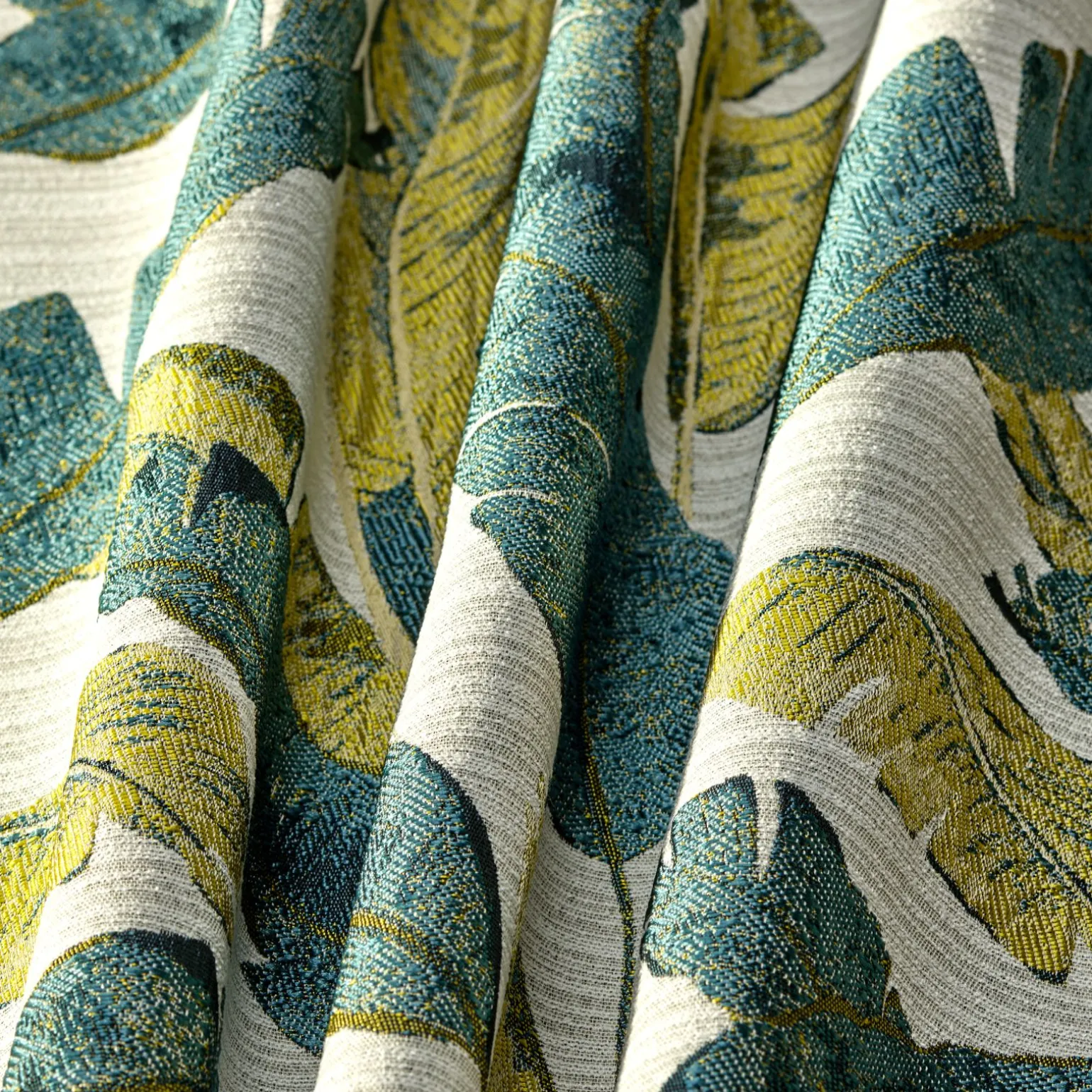Tissu PEACOCK coloris vert - 4MURS