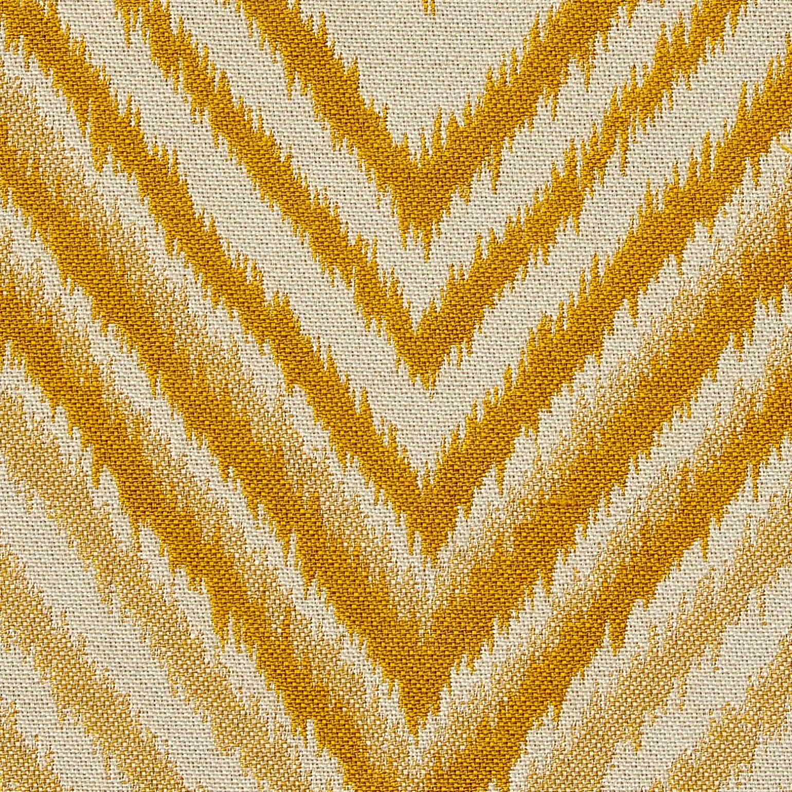 Tissu ZIG coloris jaune ocre - 4MURS