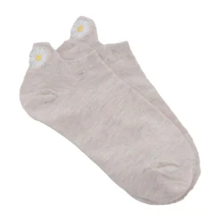 Tites Chaussettes Chaussettes LANGUETTE FLEUR coloris beige - 4MURS