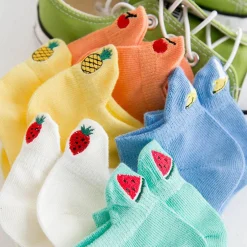 Tites Chaussettes Chaussettes COFFRET LANGUETTE FRUIT multicolore