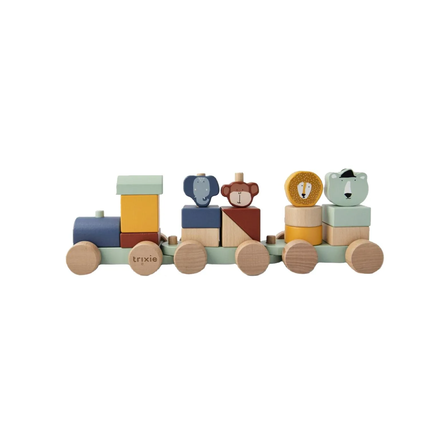 Trixie Baby Jeu d'éveil PETIT TRAIN ANIMAUX - 4MURS