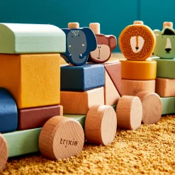 Trixie Baby Jeu d'éveil PETIT TRAIN ANIMAUX - 4MURS