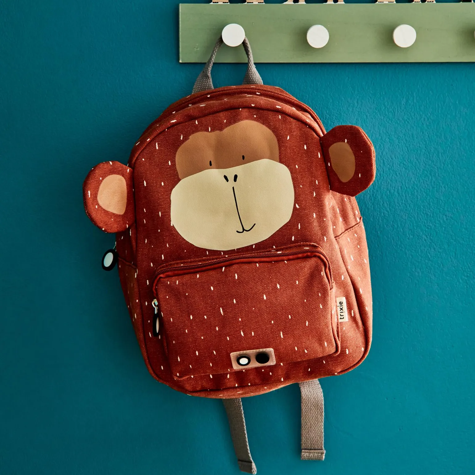 Trixie Baby Sac à dos MR. MONKEY coloris brun - 4MURS