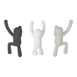Umbra Patère BUDDY coloris gris - 4MURS