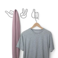 Umbra Patère HANDSUP coloris argent - 4MURS