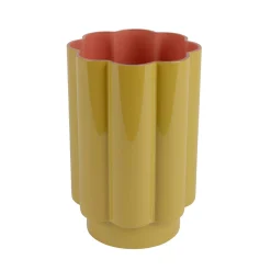 Vase FLORE coloris jaune orange - 4MURS