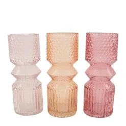 Vase TRIO DEGRADE ROSE coloris rose - 4MURS