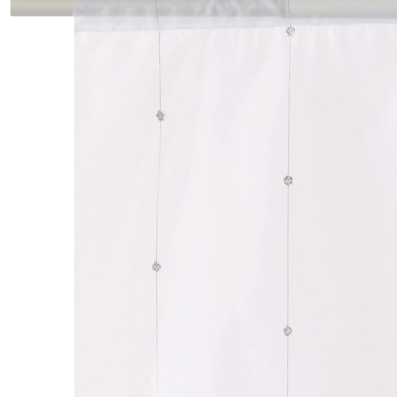 Vitrage COMÈTE coloris blanc 65 x 130 cm - 4MURS