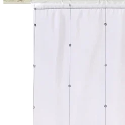 Vitrage COMÈTE coloris blanc 80 x 210 cm - 4MURS