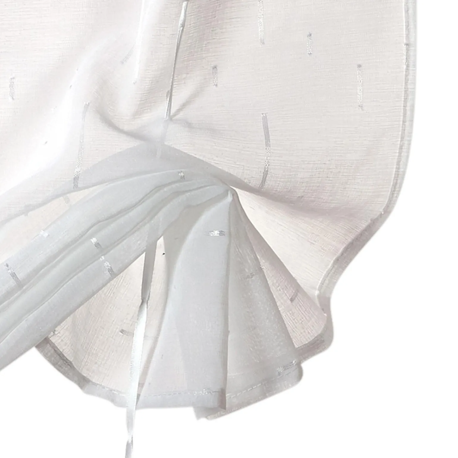 Vitrage FILAMENT coloris blanc 90 x 200 cm - 4MURS