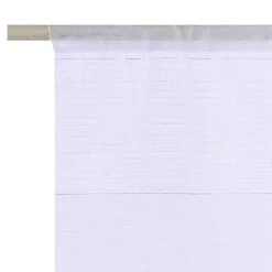 Vitrage INDRA coloris blanc 60 x 140 cm - 4MURS