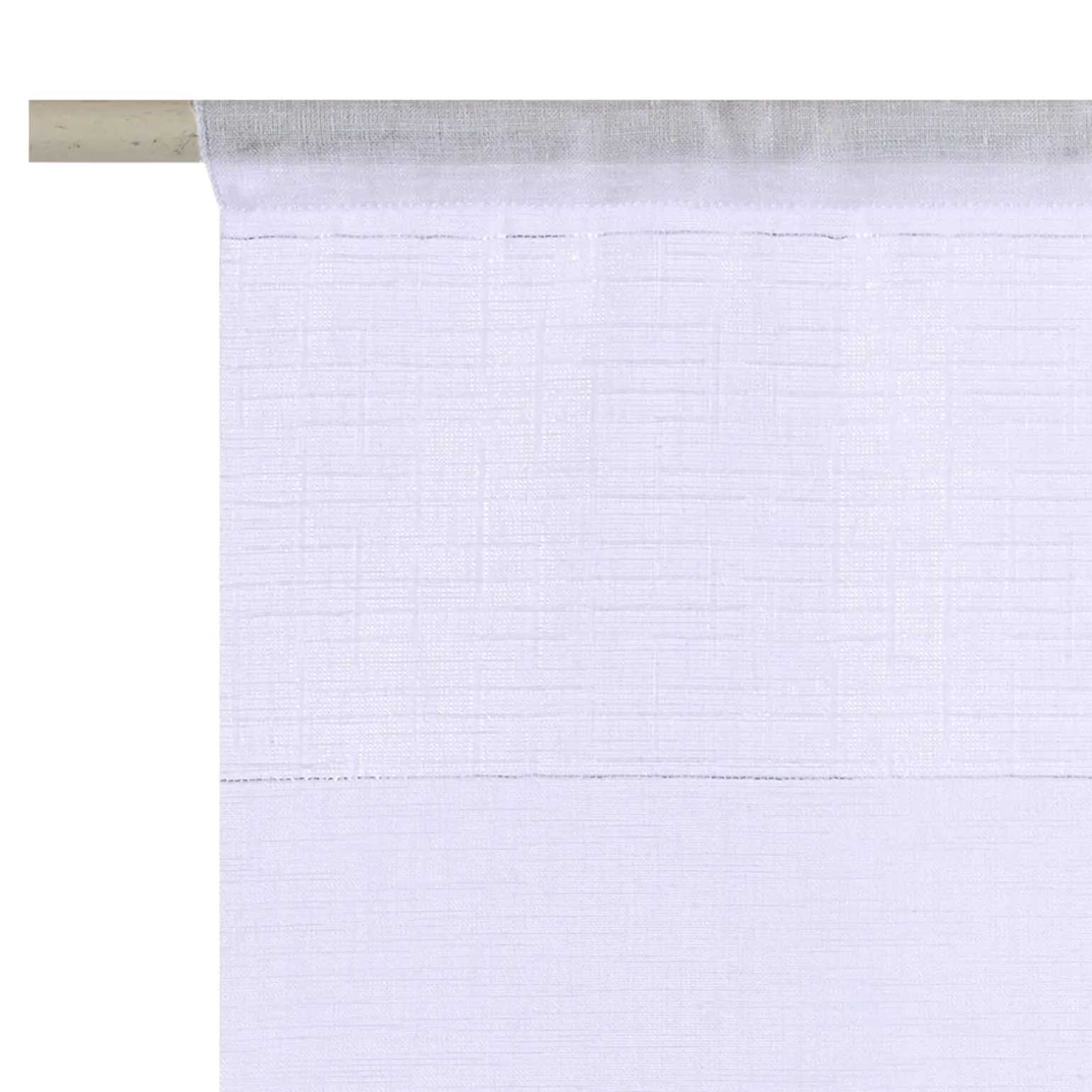 Vitrage INDRA coloris blanc 60 x 140 cm - 4MURS