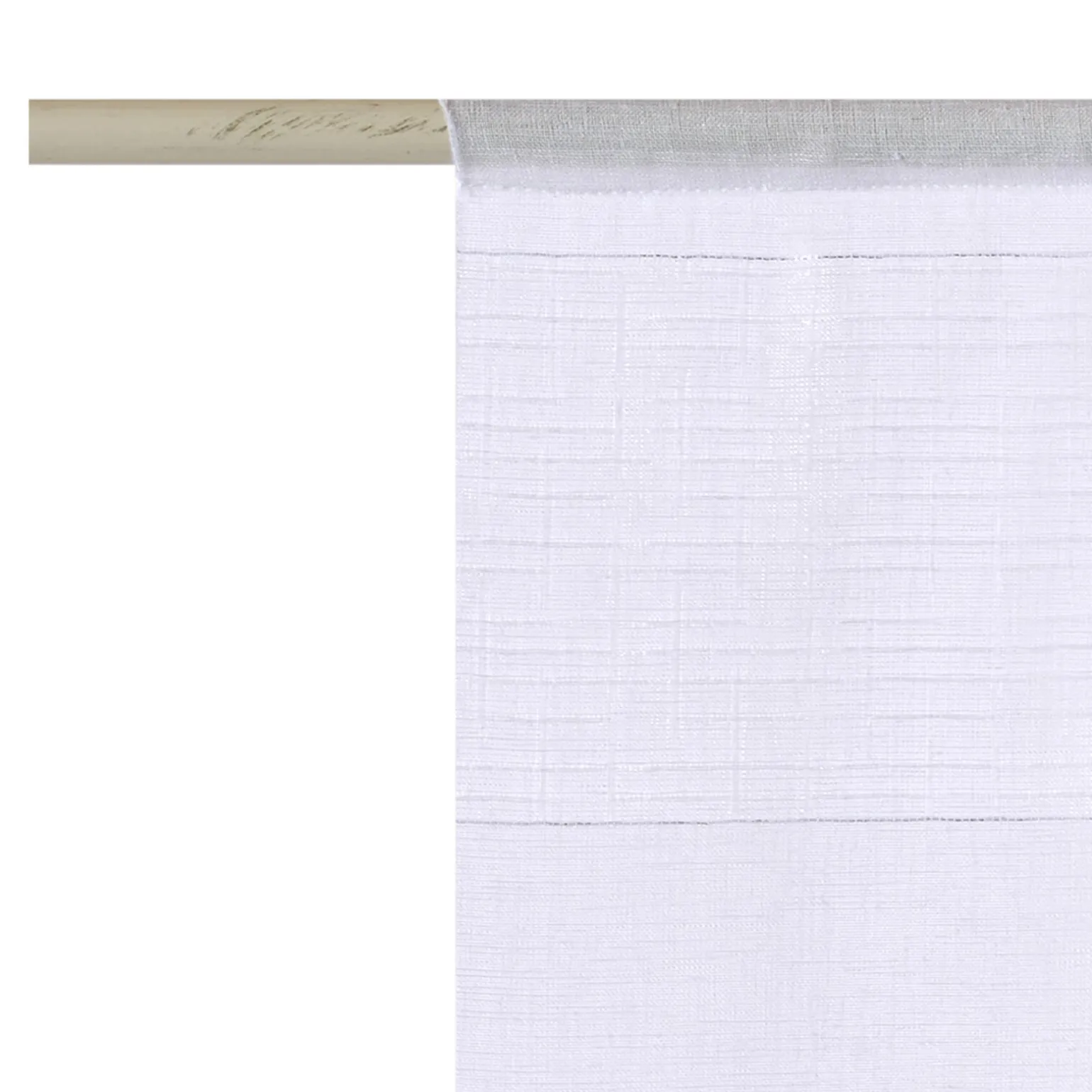 Vitrage INDRA coloris blanc 45 x 140 cm - 4MURS