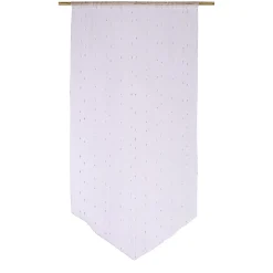 Vitrage QUEEN coloris blanc 60 x 120 cm - 4MURS