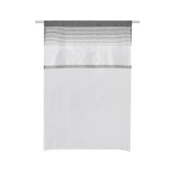 Vitrage UZU coloris gris 60 x 90 cm - 4MURS