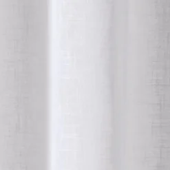 Voilage ASPECT LIN coloris blanc 145 x 260 cm - 4MURS