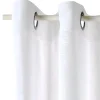 Voilage ASPECT LIN coloris blanc 240 x 260 cm - 4MURS