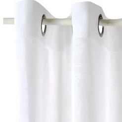 Voilage ASPECT LIN coloris blanc 240 x 260 cm - 4MURS