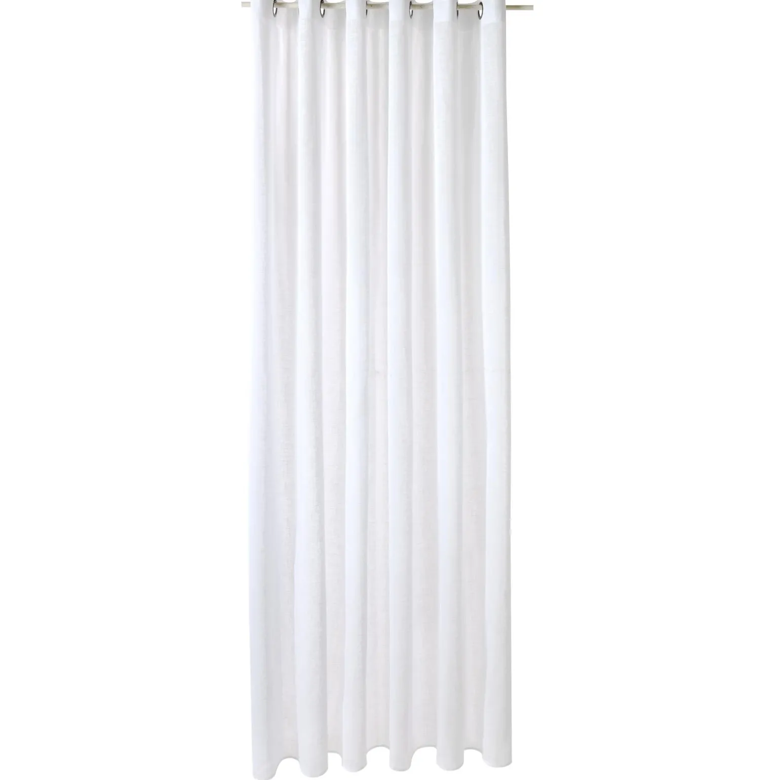 Voilage ASPECT LIN coloris blanc 240 x 260 cm - 4MURS