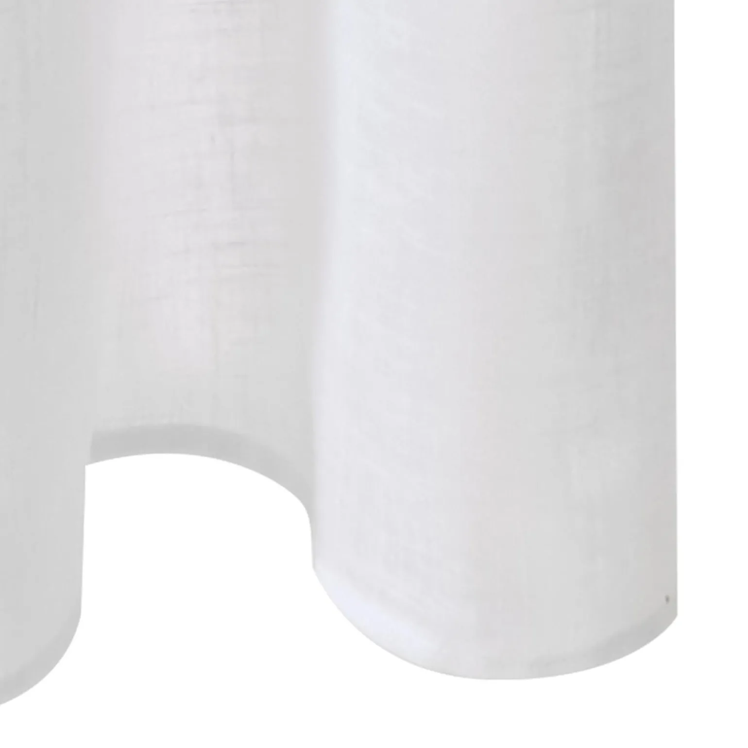 Voilage ASPECT LIN coloris blanc 240 x 260 cm - 4MURS