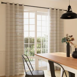 Voilage BEACE coloris blanc 140 x 240 cm - 4MURS