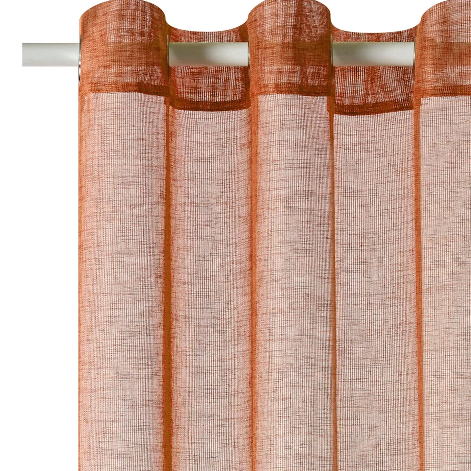 Voilage CANOAS coloris terre brulée 140 x 260 cm - 4MURS
